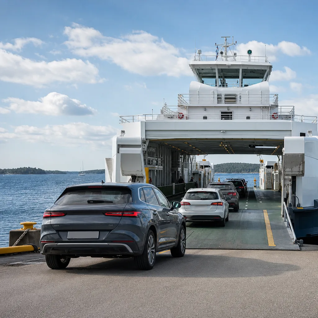 Bilfärja – ta med bilen ombord