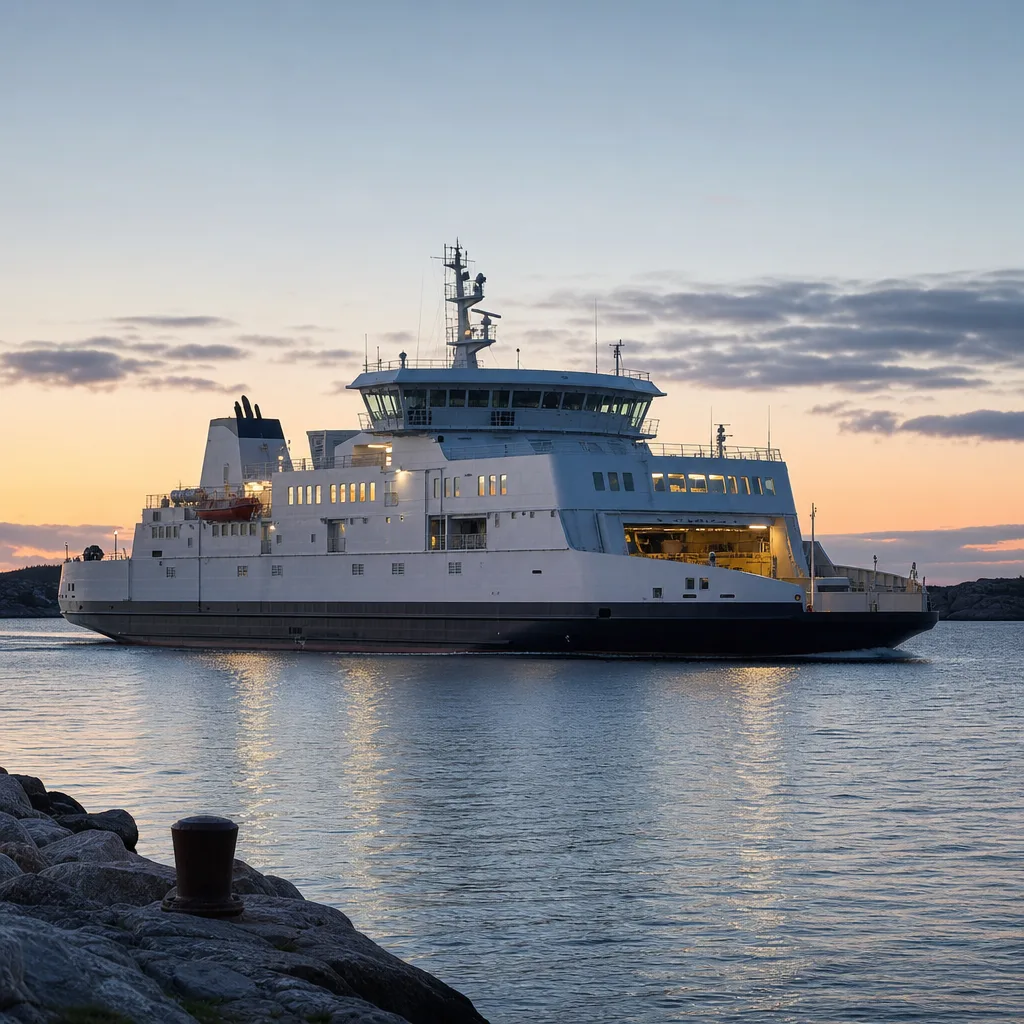 Nattfärja – res över natten med hytt