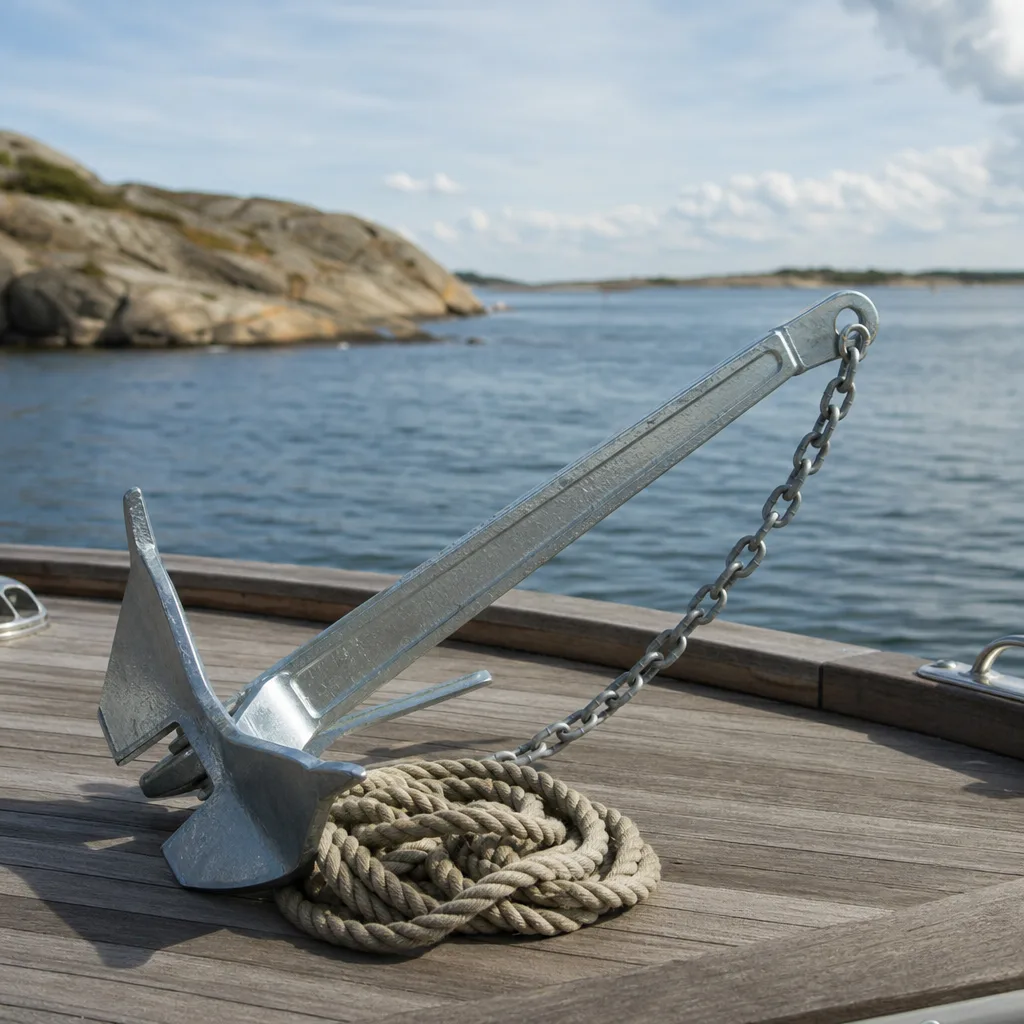Ankare till båt