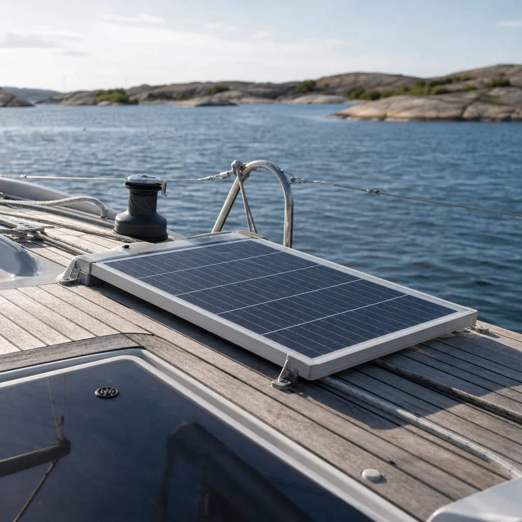 Solpanel till båt